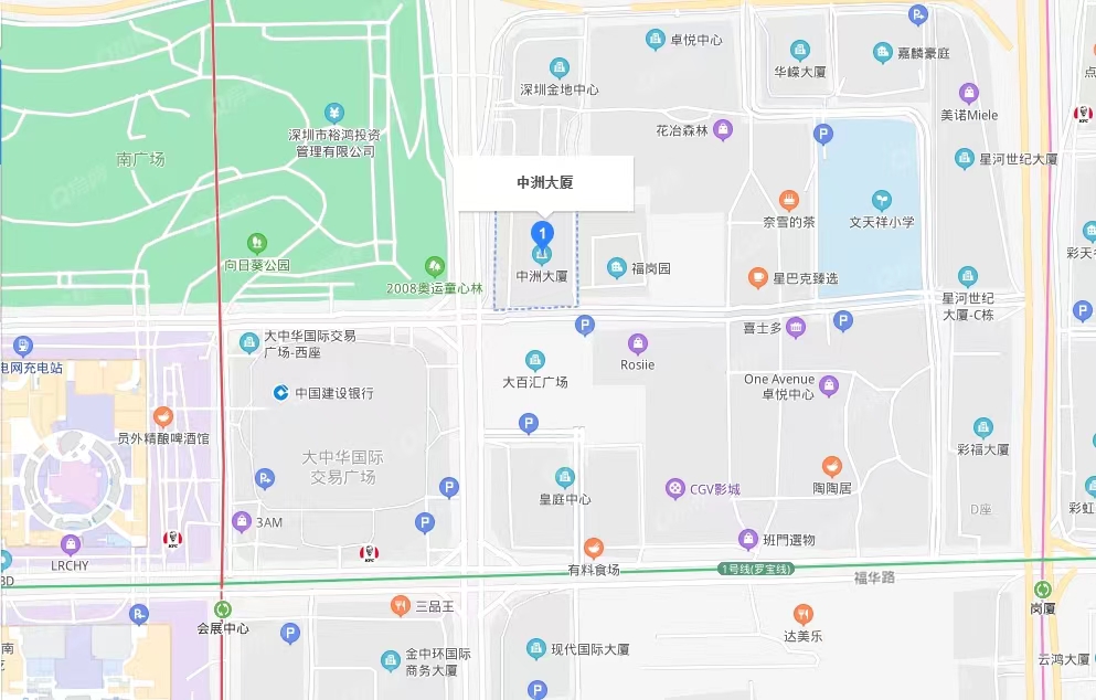 中洲大廈，福崗園二期-均價340元/平